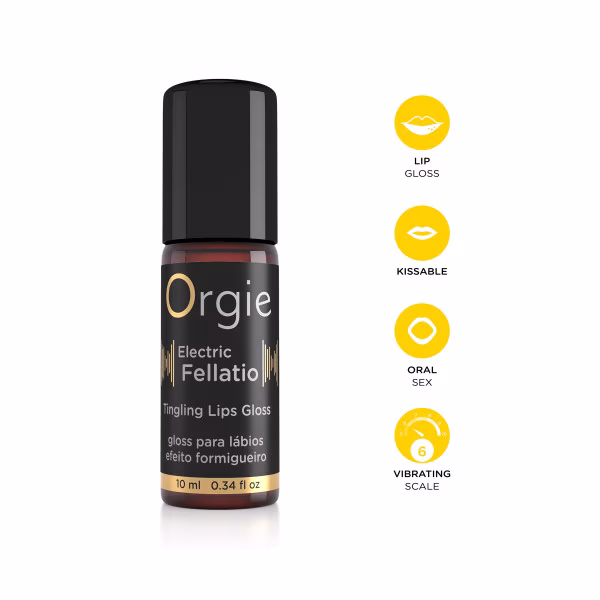 Orgie, Electric Fellatio : Gloss stimulant pour sexe oral (10 ml)
