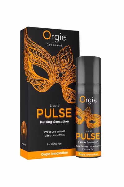 Orgie Liquid Pulse - Gel stimulant à pulsations, caramel glacé