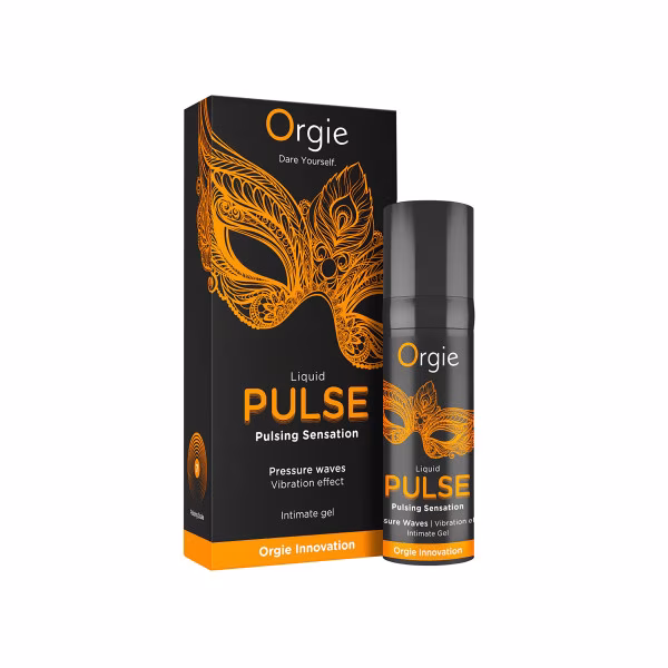 Orgie Liquid Pulse - Gel stimulant à pulsations, caramel glacé