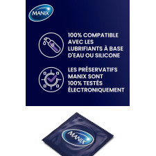Manix King Size Ultra - Préservatifs en latex XL ultra-fins