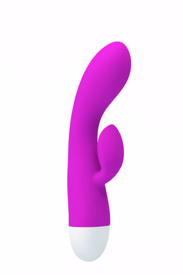 Eli - Vibromasseur rabbit point G en silicone doux rechargeable | Pretty Love