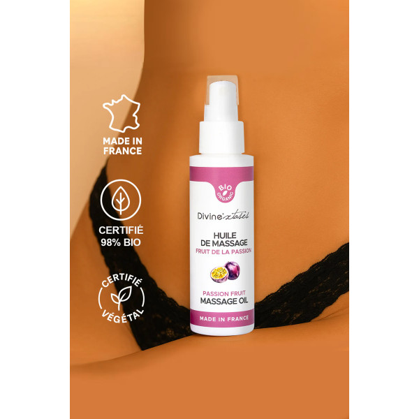 Huile de massage gourmande au fruit de la passion par DivinExtase
