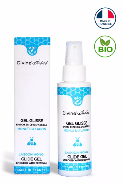 Gel lubrifiant bio Monoï 100ml - Divines Xtases