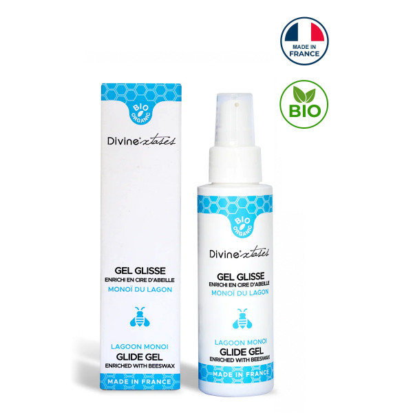 Gel lubrifiant bio Monoï 100ml - Divines Xtases