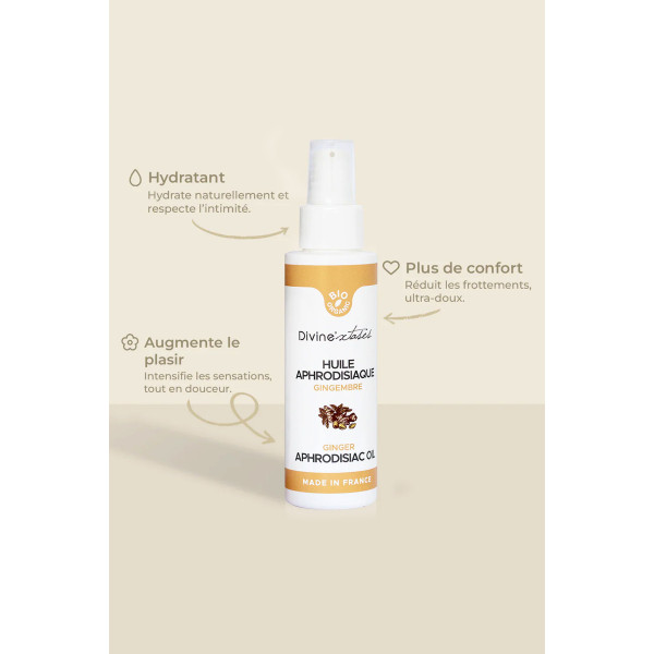 Huile aphrodisiaque gingembre ylang ylang