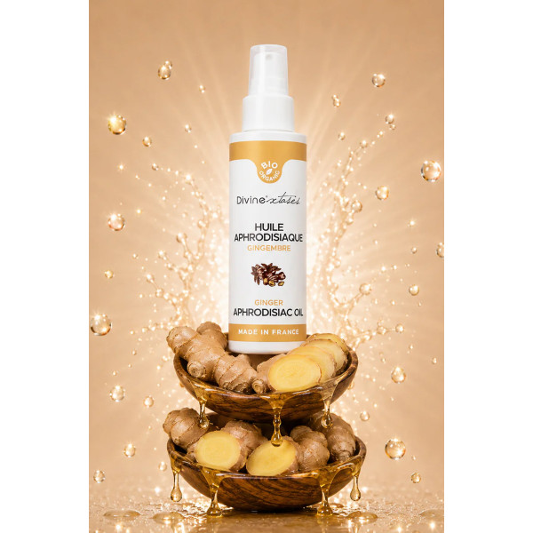 Huile aphrodisiaque gingembre ylang ylang