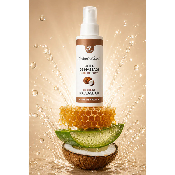 Lubrifiant noix de coco bio comestible haute qualité