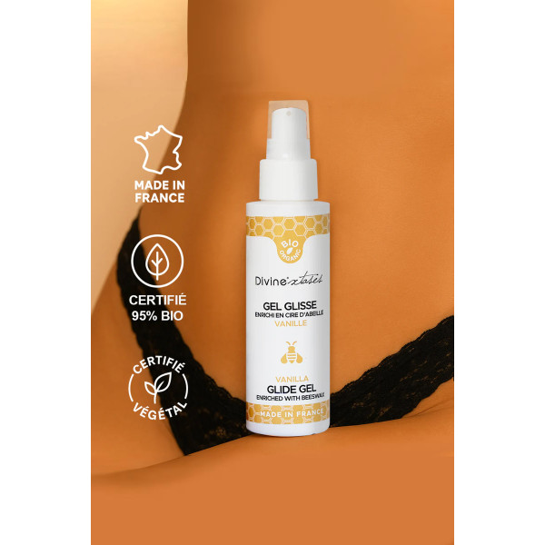 Lubrifiant comestible bio vanille Divine Xtases