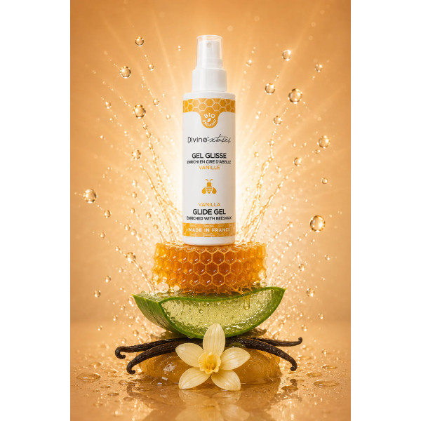 Lubrifiant comestible bio vanille Divine Xtases