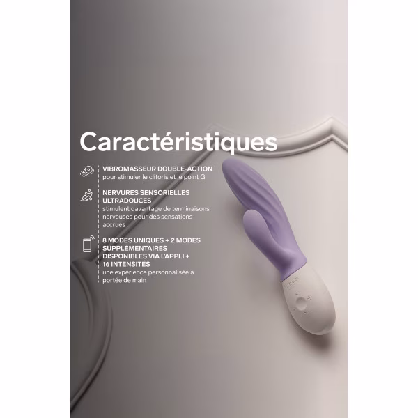 LELO INA™ Twist : Vibromasseur rabbit point G et clitoris