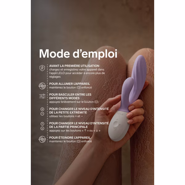 LELO INA™ Twist : Vibromasseur rabbit point G et clitoris