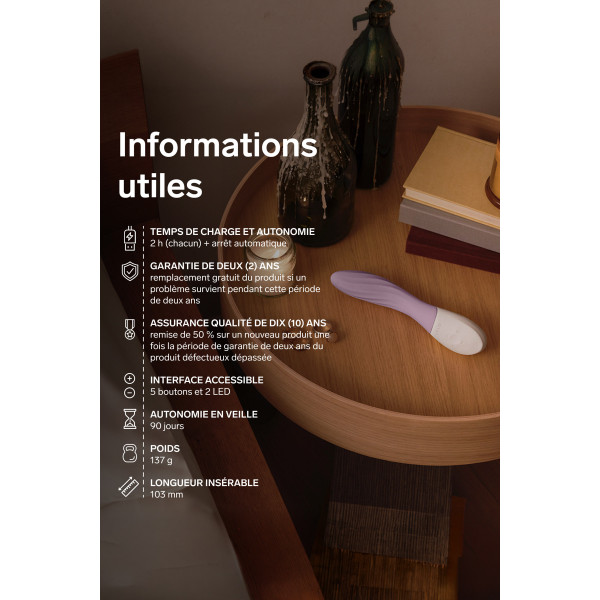 LELO MONA™ Twist : stimulateur point G connecté