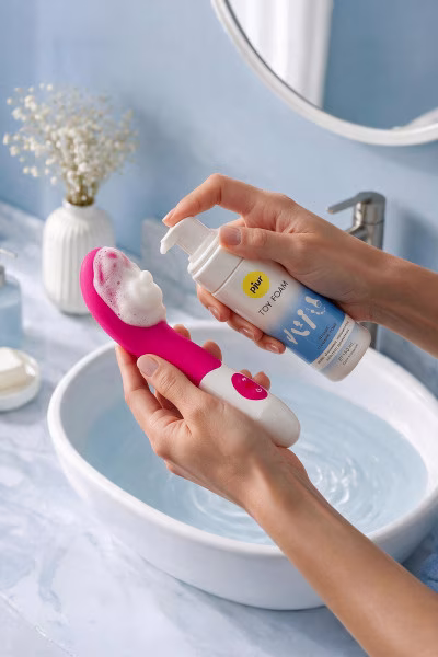 Mousse nettoyante pour sextoys Toy Foam 150ml de Pjur
