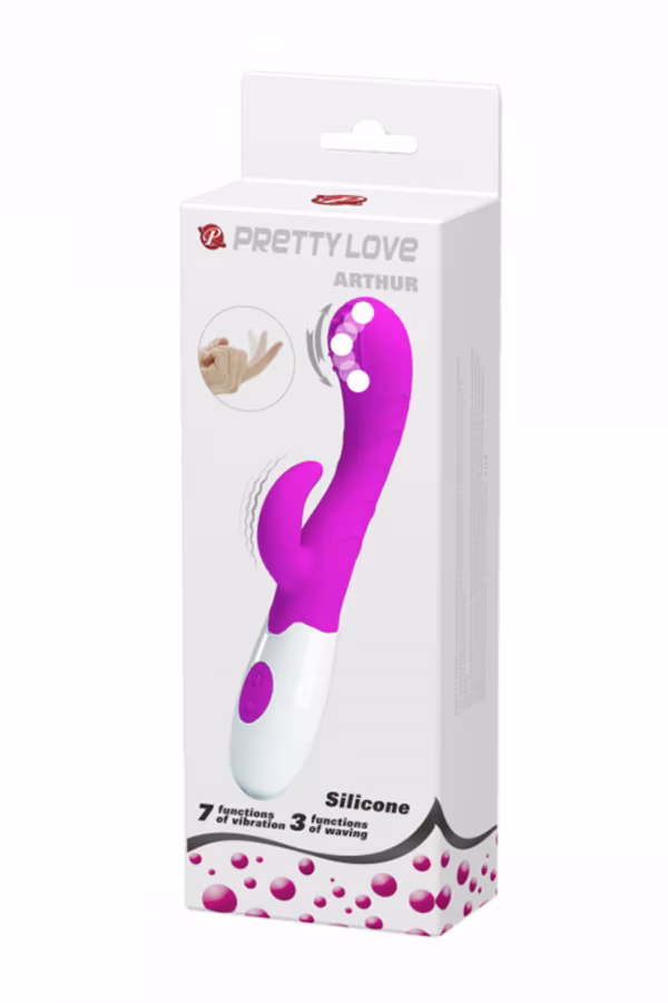 Vibromasseur Rabbit Doigt Pretty Love : Vibrations & Ondulations Sensuelles