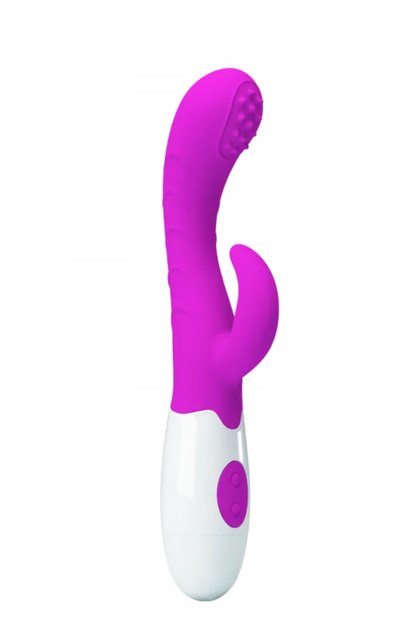 Vibromasseur Rabbit Doigt Pretty Love : Vibrations & Ondulations Sensuelles