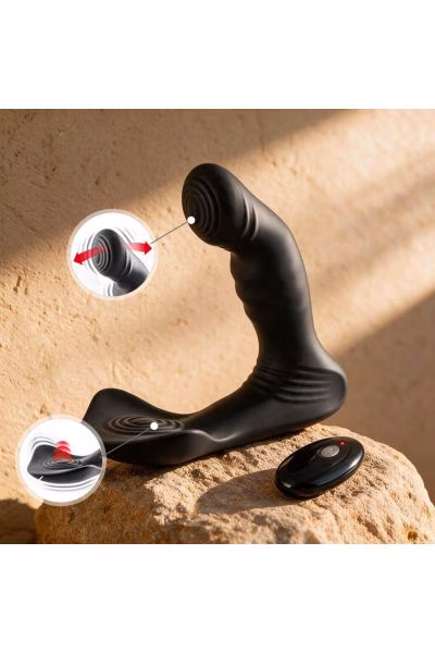 Stimulateur prostate oscillant avec masseur testicules