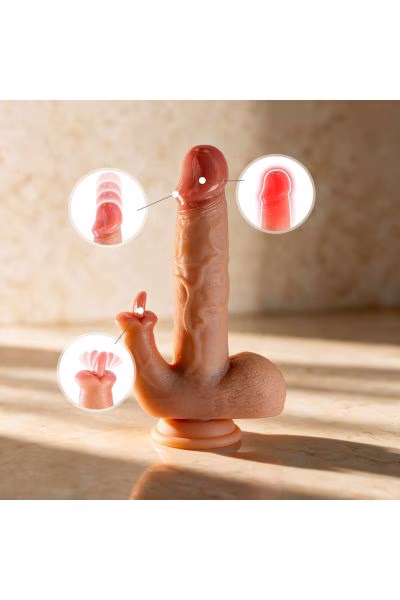Real Body Licking Ram - Gode réaliste 3-en-1