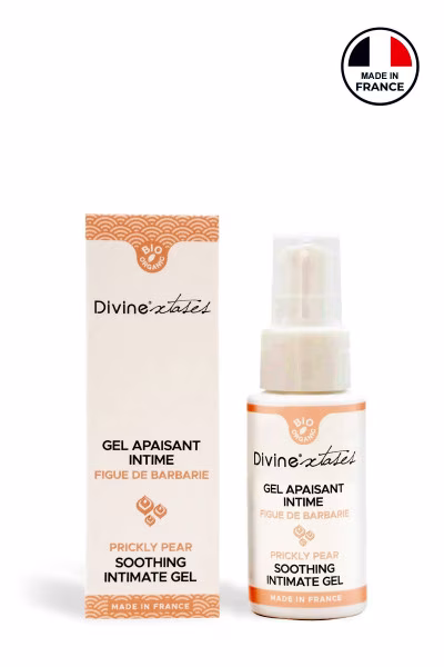 Divinextases - Gel apaisant intime bio pour vulve et anus