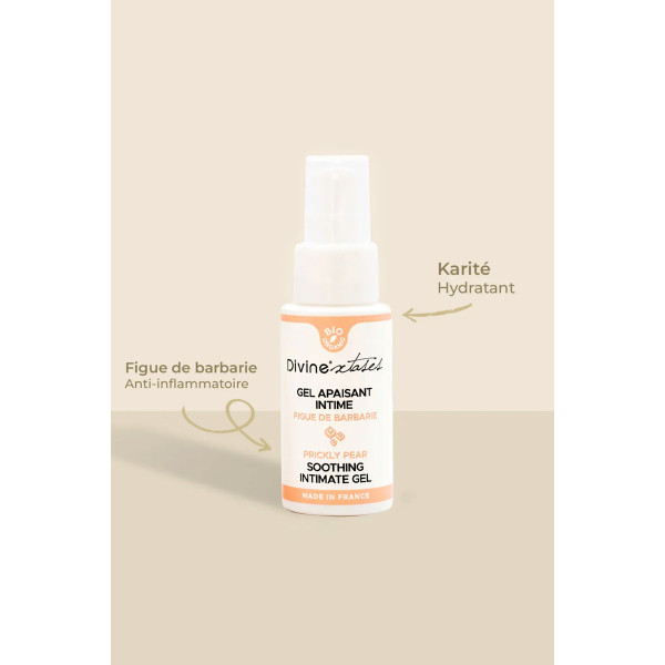 Divinextases - Gel apaisant intime bio pour vulve et anus