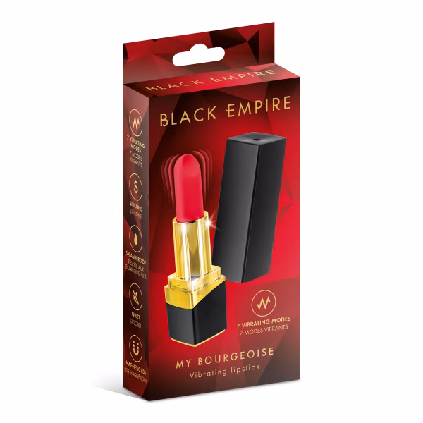 Black Empire My Lady - Stimulateur clitoridien rouge à lèvres