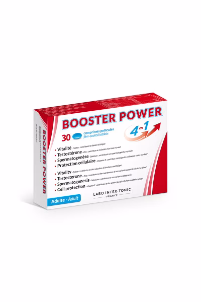 Booster Power - 4 en 1 pour homme (30 comprimés)