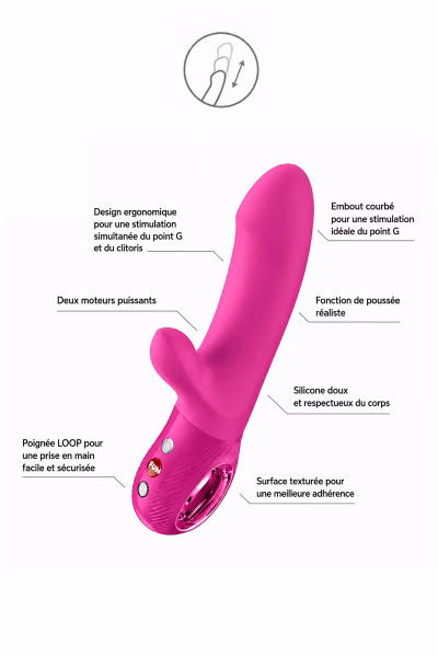 Fun Factory - Bi Stronic Embrace : Rabbit pulsateur vibrant