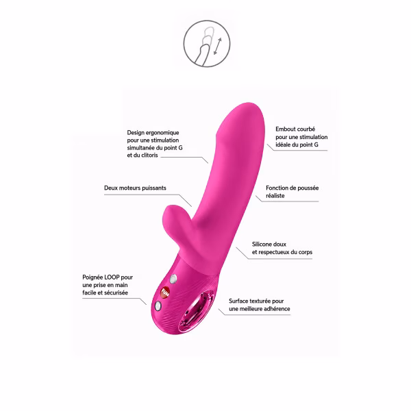 Fun Factory - Bi Stronic Embrace : Rabbit pulsateur vibrant