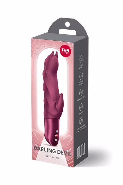 Darling Devil - Vibromasseur démon (piles + recharge)