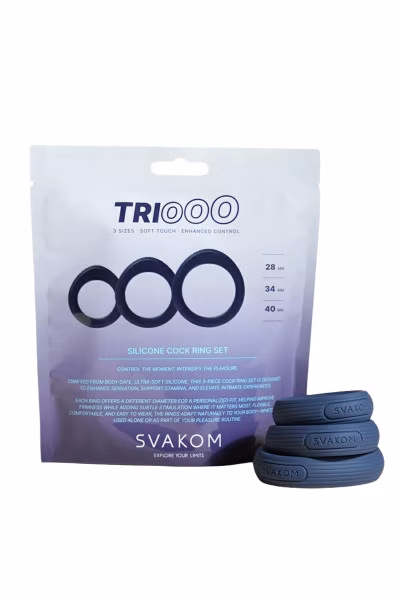 Svakom Triooo - Set de 3 anneaux péniens à combiner