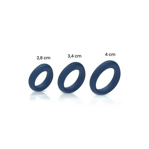 Svakom Triooo - Set de 3 anneaux péniens à combiner