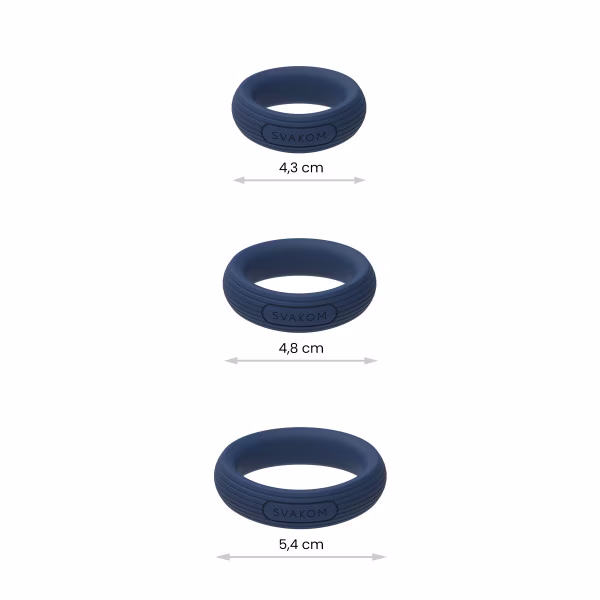 Svakom Triooo - Set de 3 anneaux péniens à combiner