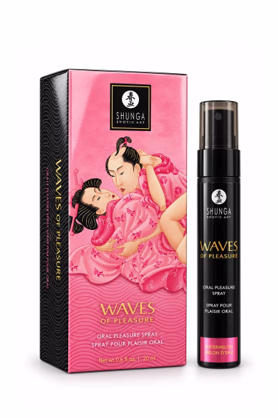 Shunga Waves - Spray buccal plaisir oral à la pastèque (20 ml)