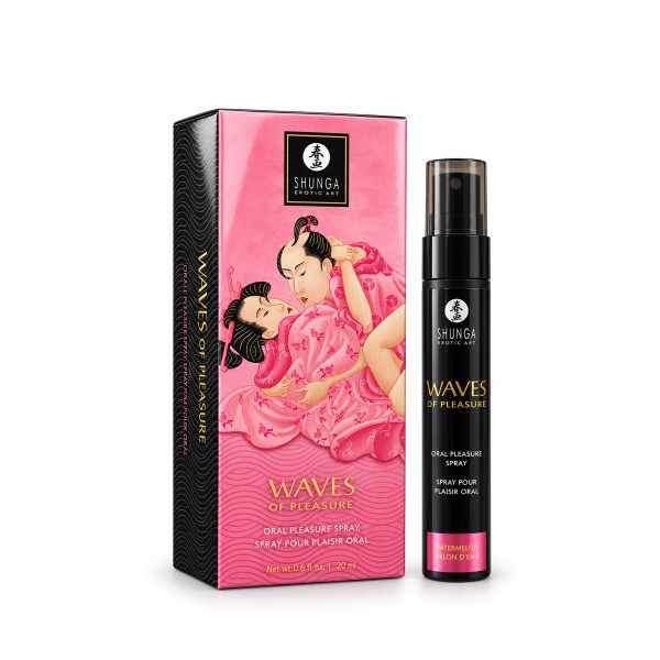 Shunga Waves - Spray buccal plaisir oral à la pastèque (20 ml)