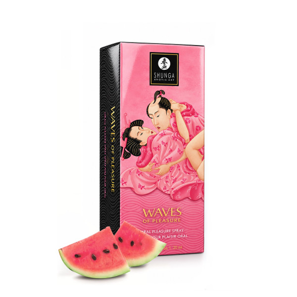 Shunga Waves - Spray buccal plaisir oral à la pastèque (20 ml)