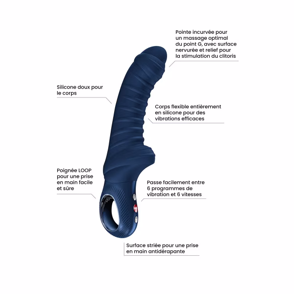 Fun Factory Tiger : Vibromasseur flexible point G et prostate