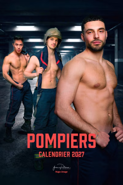 Pompiers - Calendrier mural sexy édition 2027