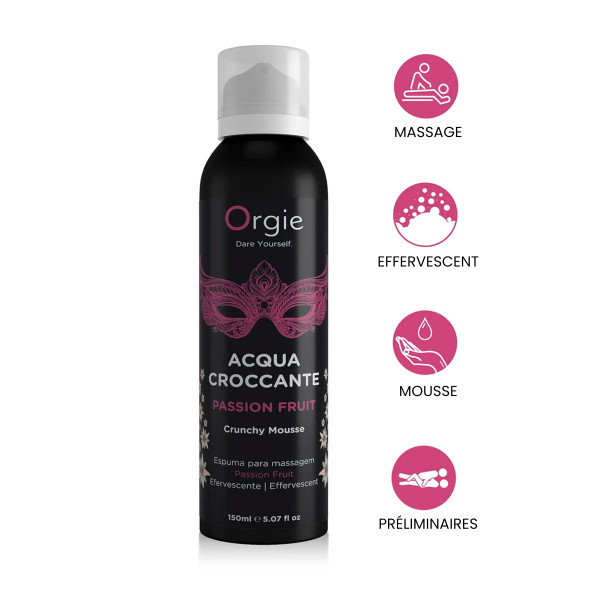 Orgie Acqua Croccante - Mousse Fruit de la passion