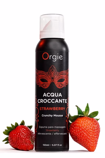 Orgie Acqua Croccante - Mousse de massage à la fraise