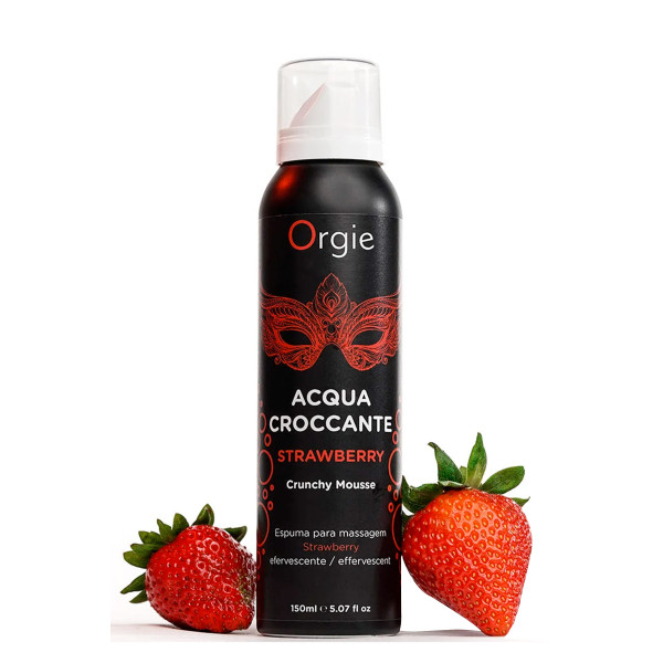 Orgie Acqua Croccante - Mousse de massage à la fraise