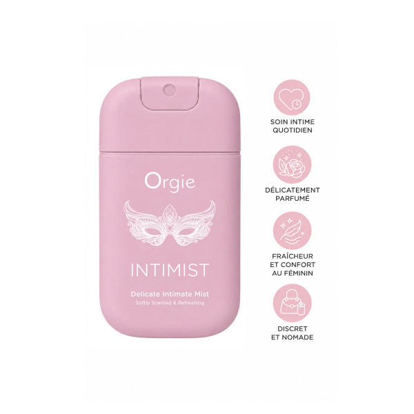 Orgie Intimist - Brume intime à l'eau de rose pour femme (30 ml)