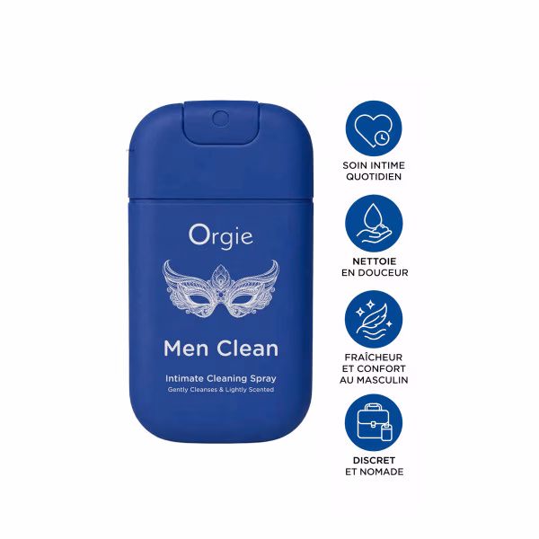 Orgie Men Clean - Spray d’hygiène intime homme