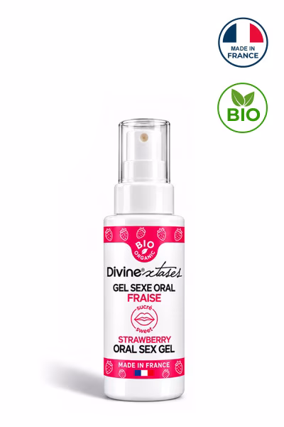 Divinextases - Gel sexe oral bio, parfum fruit de la passion 