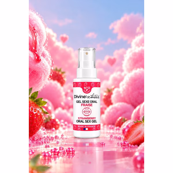 Divinextases - Gel sexe oral bio, parfum fruit de la passion 