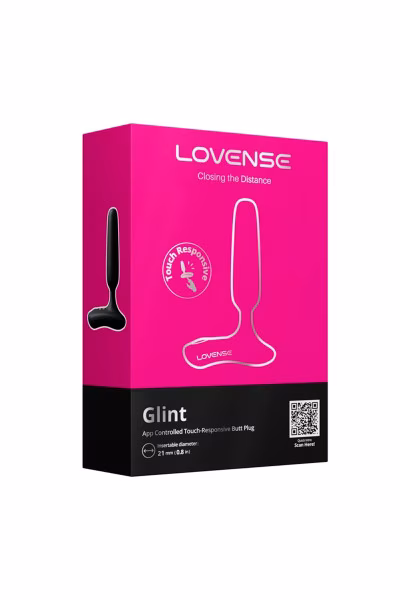 Lovense - Glint : plug anal vibrant, tactile et connecté