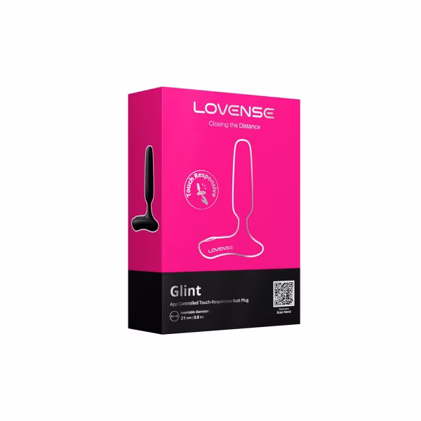 Lovense - Glint : plug anal vibrant, tactile et connecté