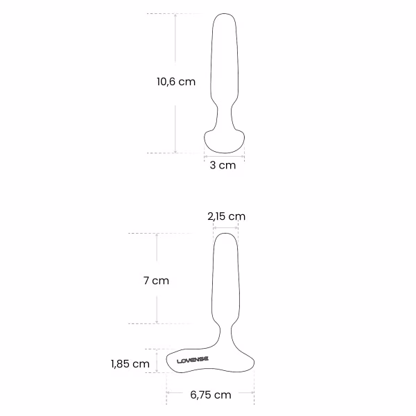Lovense - Glint : plug anal vibrant, tactile et connecté