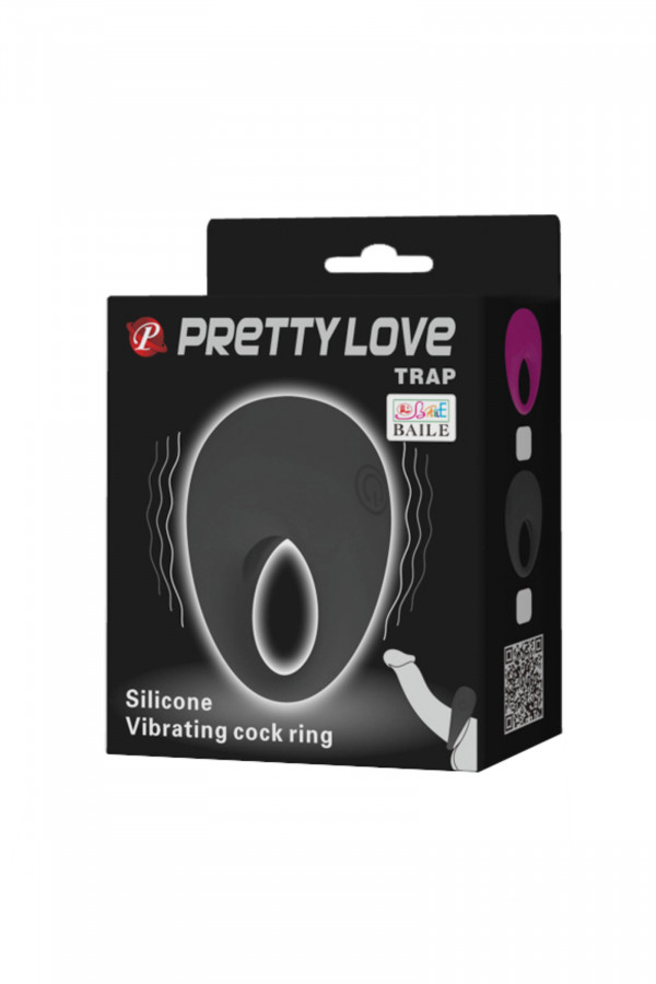 Trap, cockring vibrant en silicone