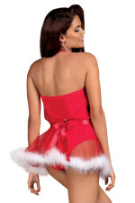 Robe body 2 en 1 de mère Noël sexy