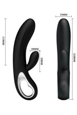 Elmer - Vibromasseur rabbit en silicone doux double stimulation