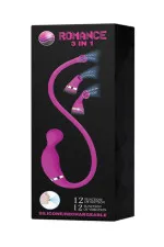 Romance, vibromasseur point G et stimulateur par succion 3 en 1